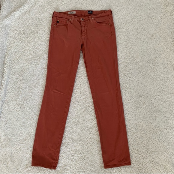 AG Jeans - The Stilt Cigarette Leg Burnt Orange - Picture 3 of 8